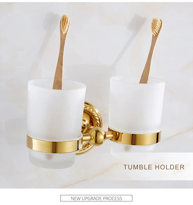 Gold Badzubehör – Chrom Veredelung Set