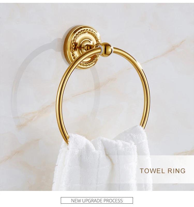 Gold Badzubehör – Chrom Veredelung Set