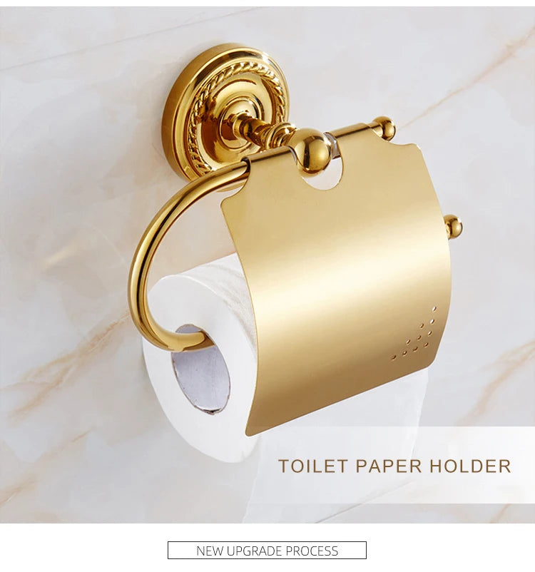 Gold Badzubehör – Chrom Veredelung Set