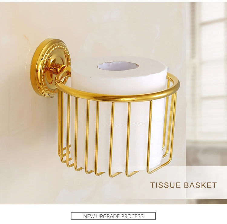 Gold Badzubehör – Chrom Veredelung Set