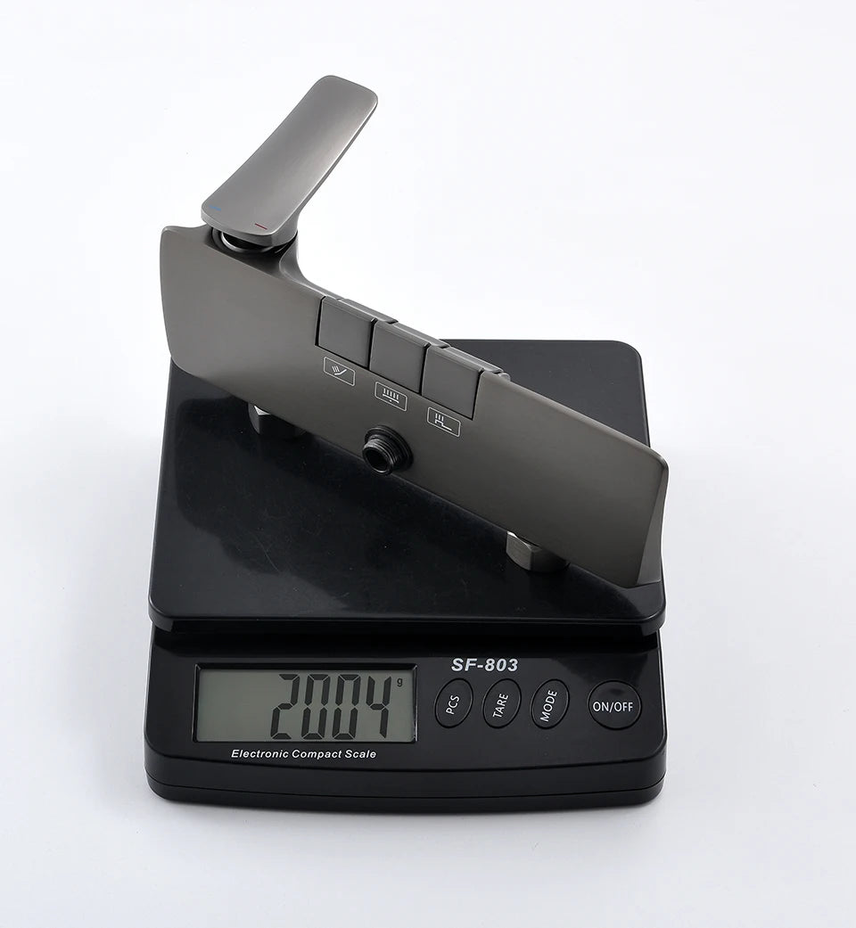 Gold-Duschsystem – Messing-Design – Höhenverstellbar