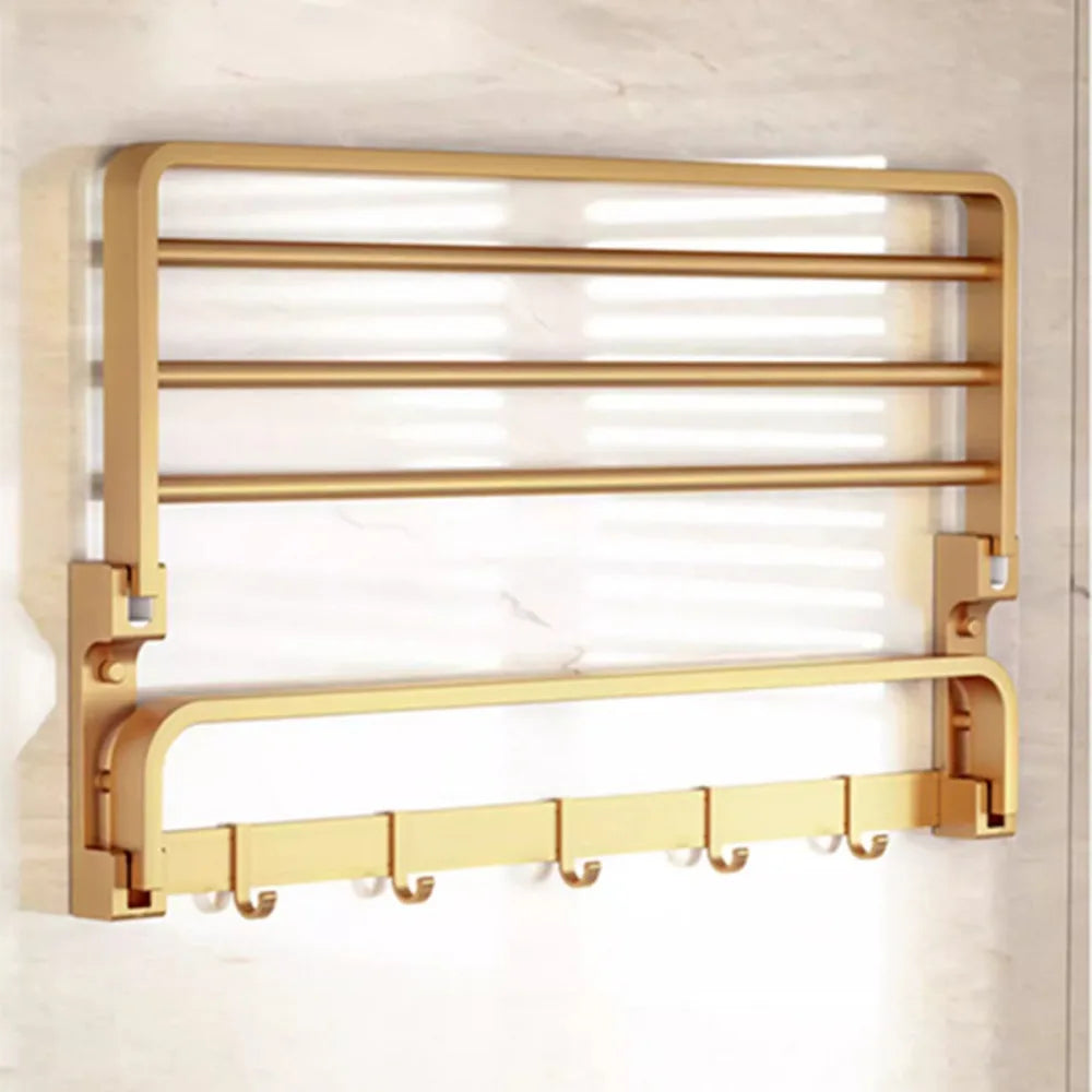 Gold Handtuchhalter – Aluminium Design – 60cm Badezimmer
