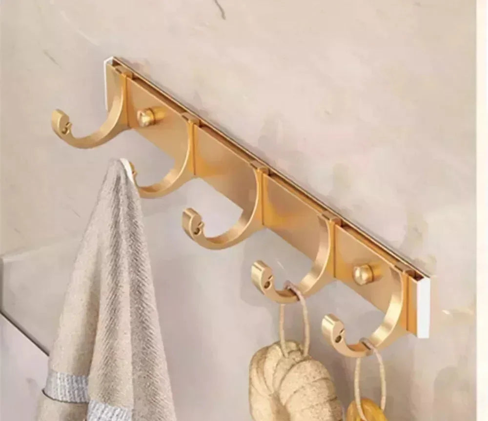 Gold Handtuchhalter – Aluminium Design – 60cm Badezimmer