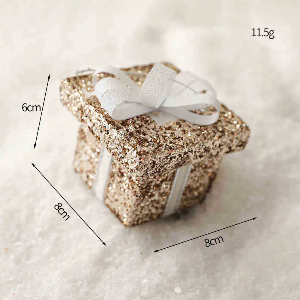 Gold Serie Weihnachtsanhänger – Retro Luxus Design