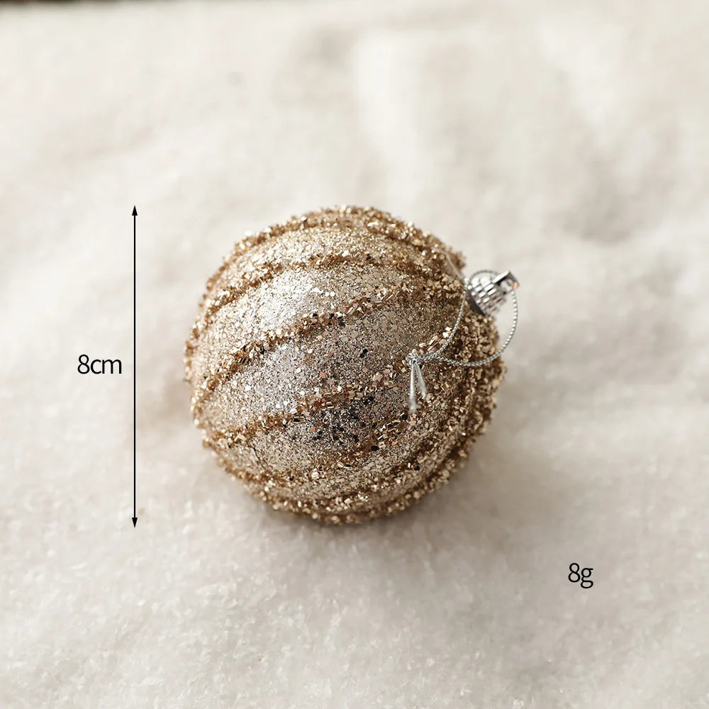 Gold Serie Weihnachtsanhänger – Retro Luxus Design