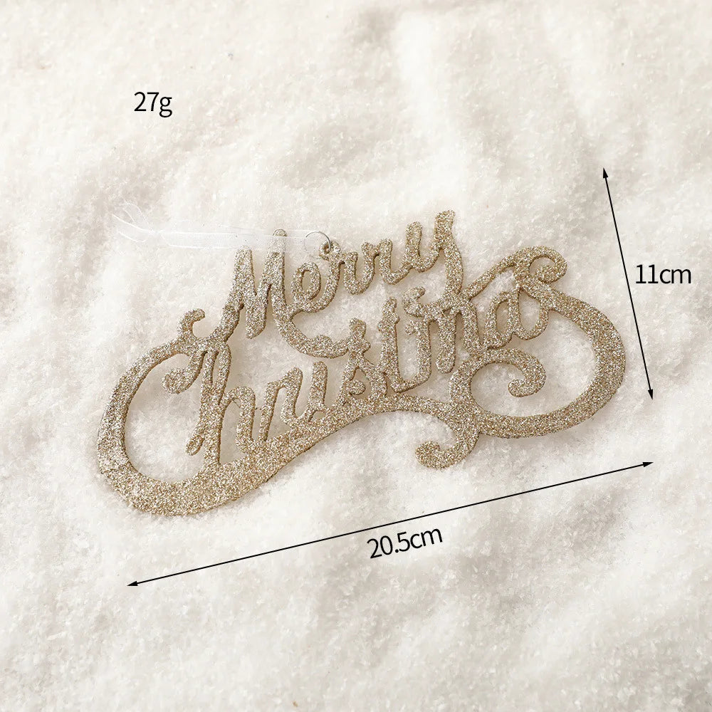 Gold Serie Weihnachtsanhänger – Retro Luxus Design