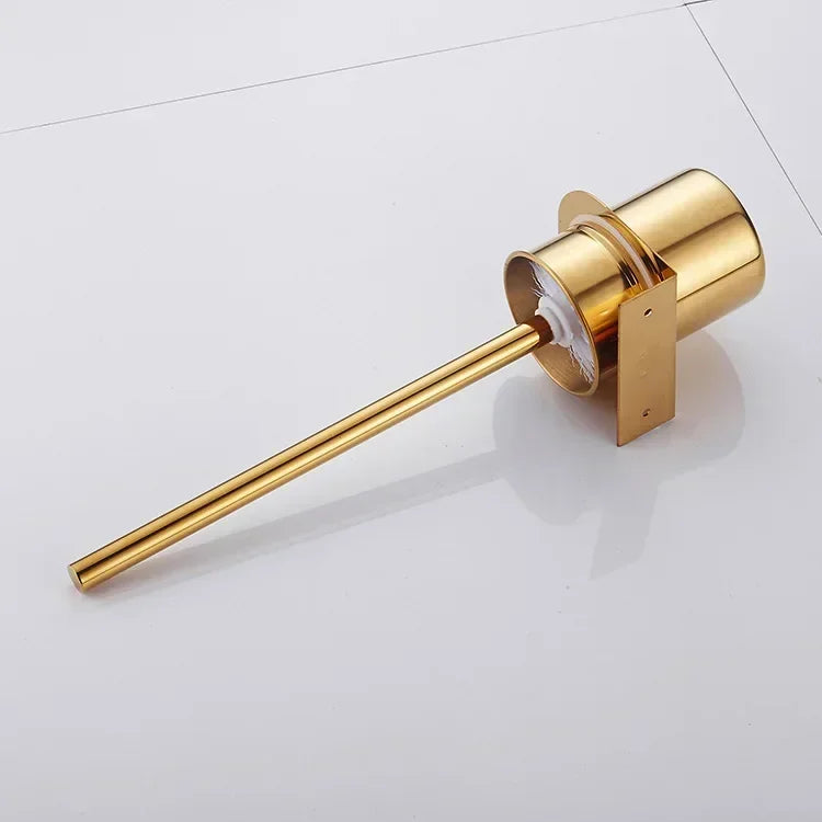 Gold Toilettenbürste – Edelstahl – Wandmontage