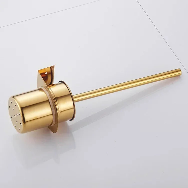 Gold Toilettenbürste – Edelstahl – Wandmontage