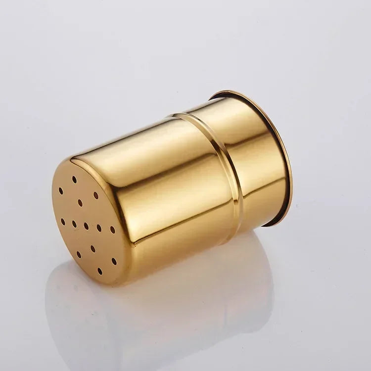 Gold Toilettenbürste – Edelstahl – Wandmontage