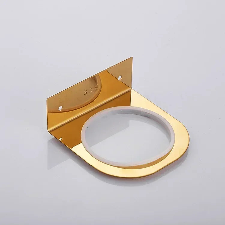 Gold Toilettenbürste – Edelstahl – Wandmontage