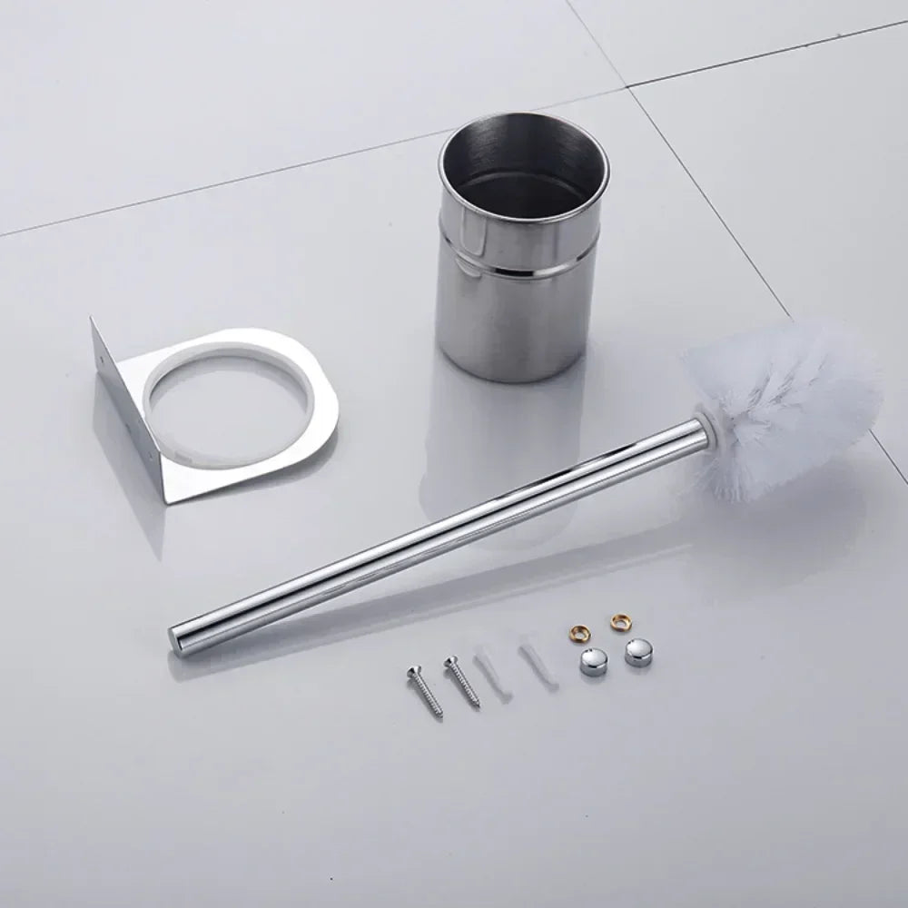 Gold Toilettenbürste – Edelstahl – Wandmontage