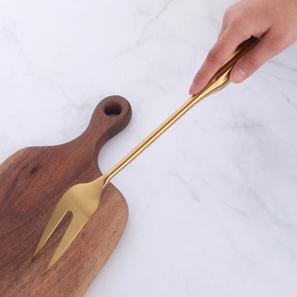Goldene Küchenwerkzeuge – Edelstahl – Zuhause & Restaurant