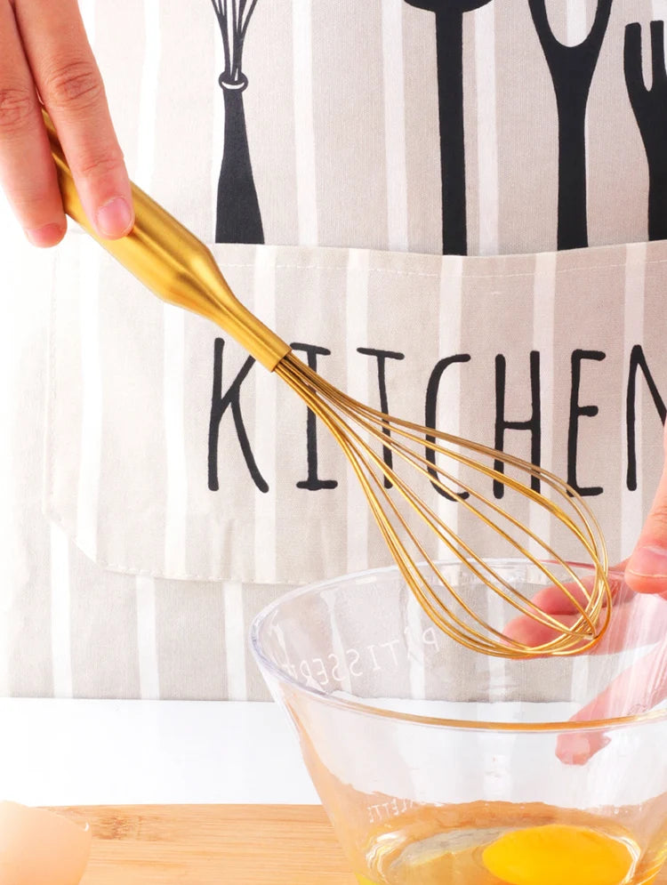 Goldene Küchenwerkzeuge – Edelstahl – Zuhause & Restaurant