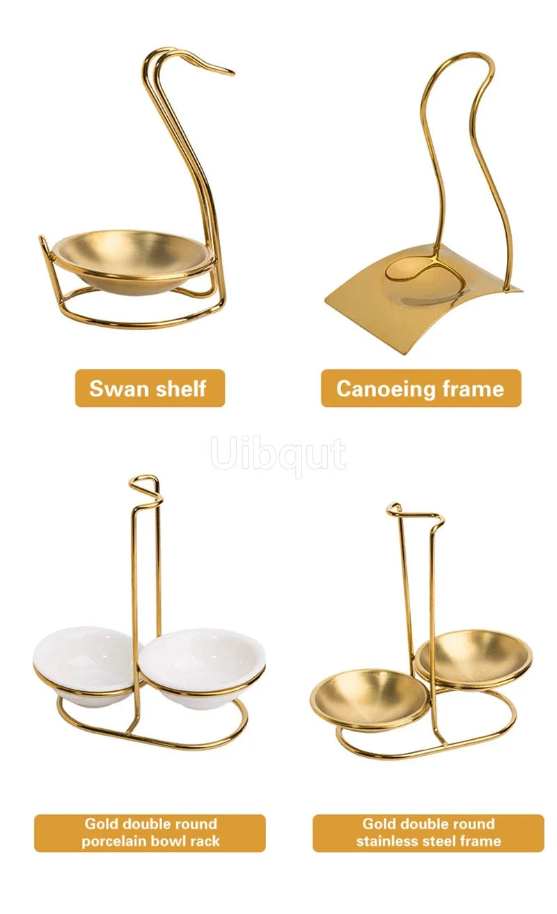 Goldener Besteckhalter – Edelstahl – Küchenerlebnis