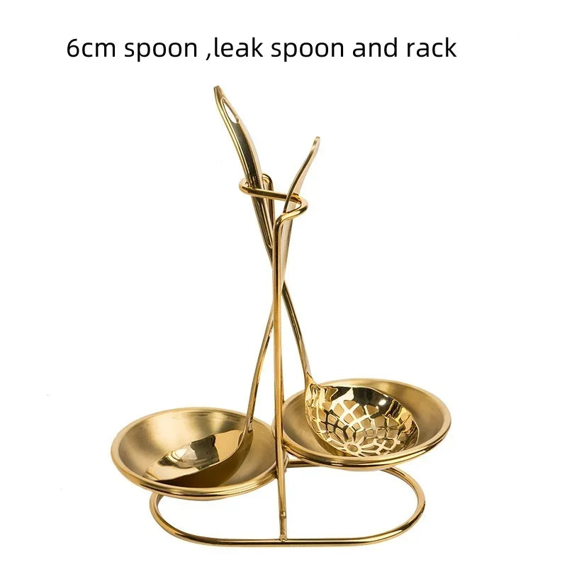 Goldener Besteckhalter – Edelstahl – Küchenerlebnis