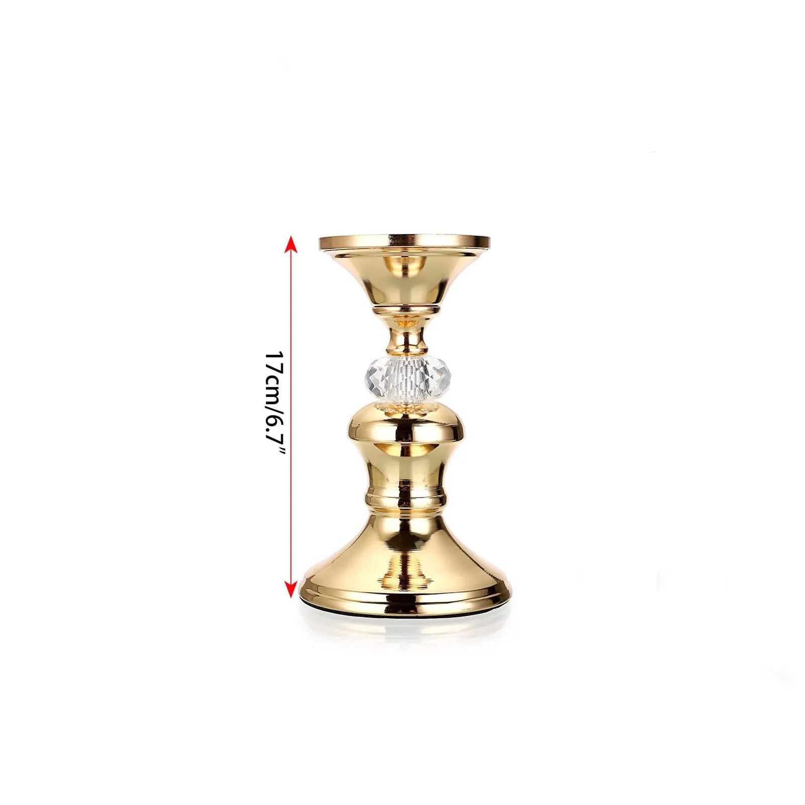 Goldener Metalleuchter – Modernes Design – Heimdekoration