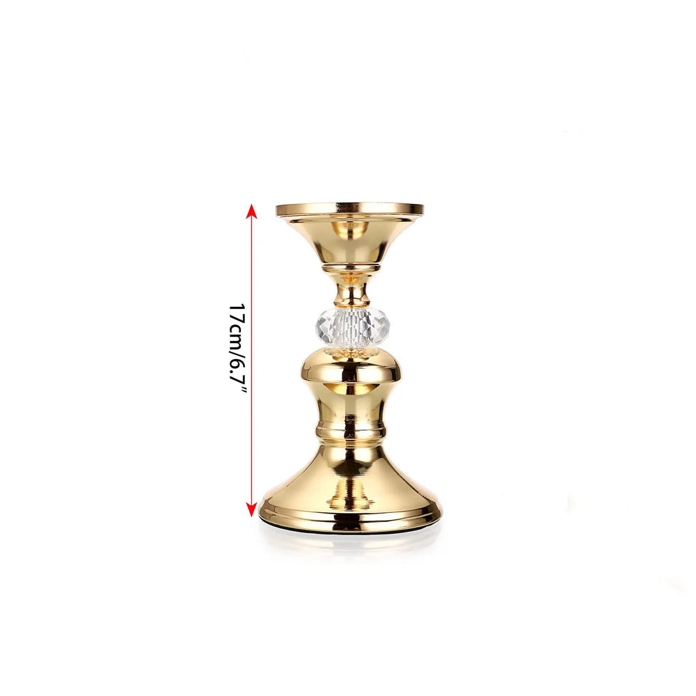 Goldener Metalleuchter – Modernes Design – Heimdekoration