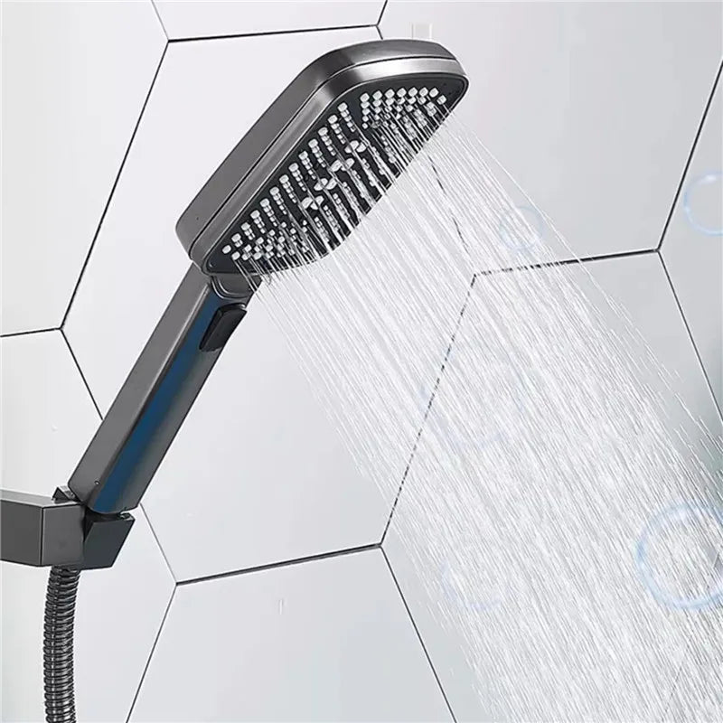 Goldenes Badezimmer-Set – Messing Wasserfall Wandmontage