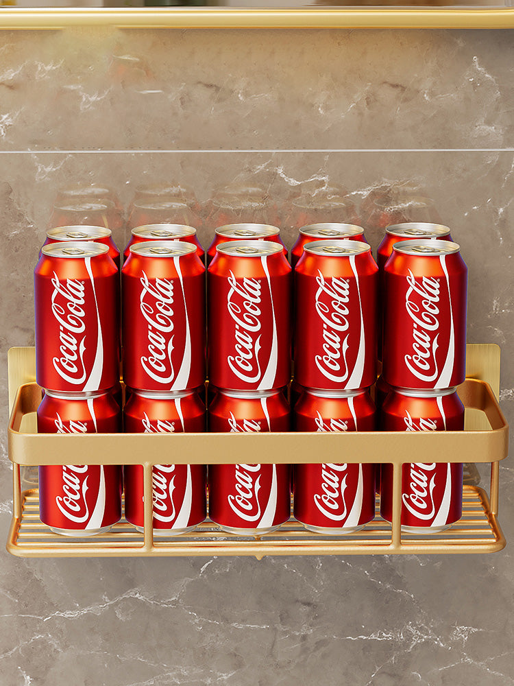 Goldenes Badezimmerregal – Eisen Wandmontage – 42cm