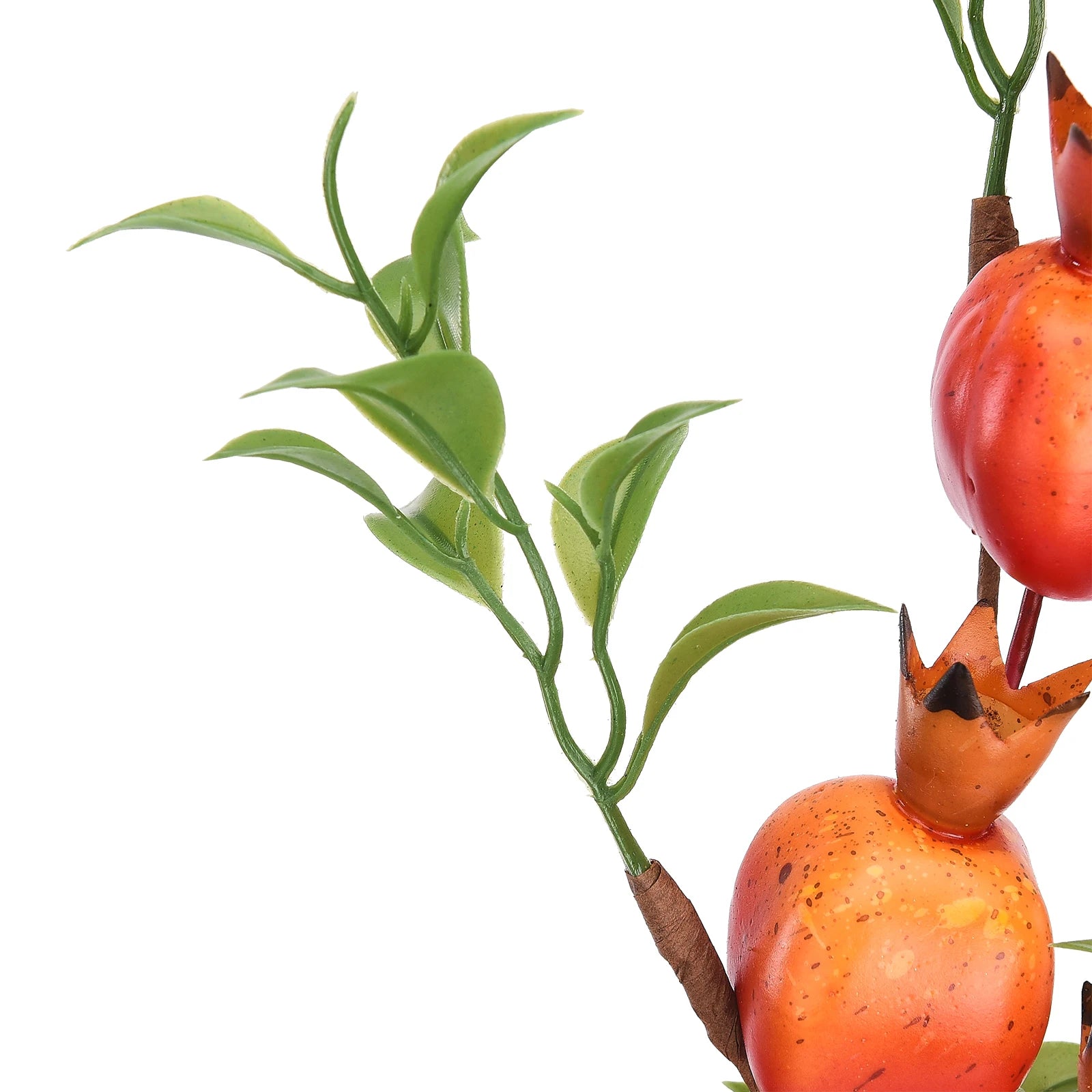 Granatapfelzweig Deko – Seide & Schaum – 60 cm für Innen