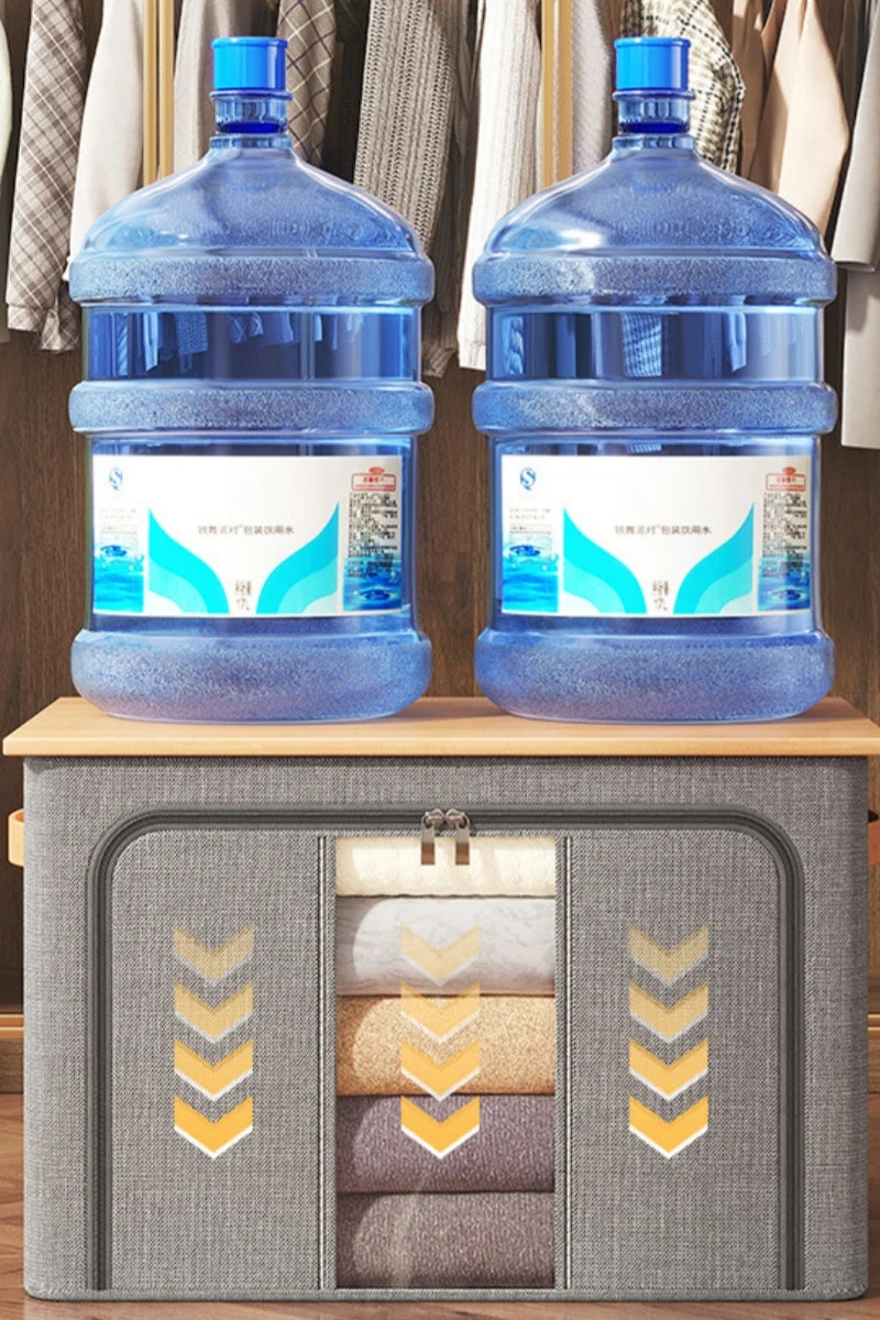 Grosser Kleiderkorb - Moderner Polyester - 100L Stauraum