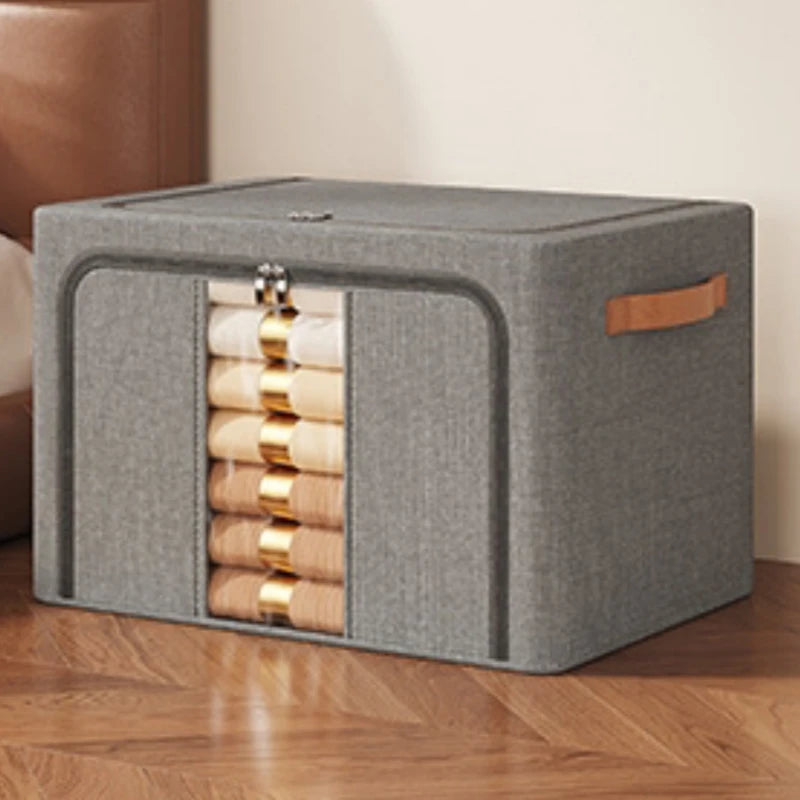 Grosser Kleiderkorb - Moderner Polyester - 100L Stauraum