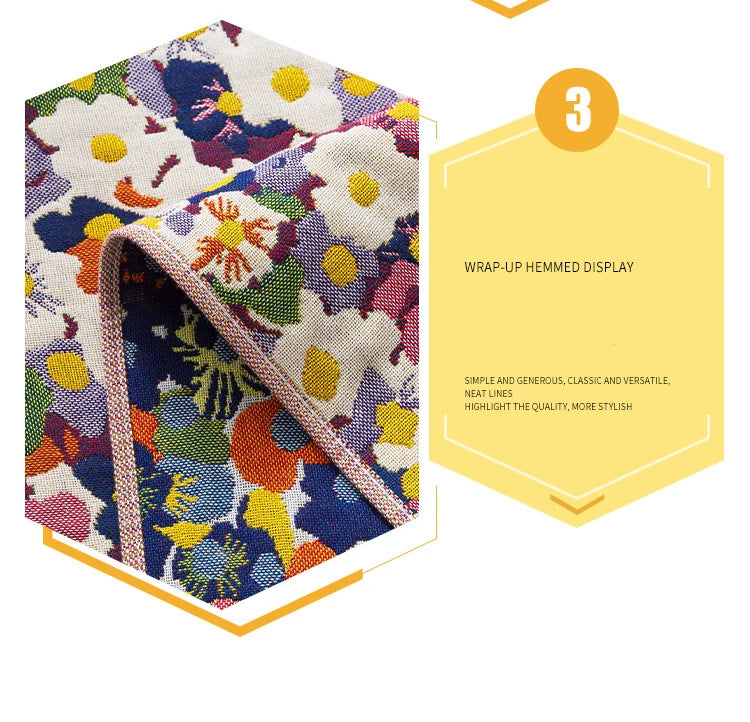 Grosses Baumwoll-Badetuch – Gauze-Quasten-Design 80x160 cm