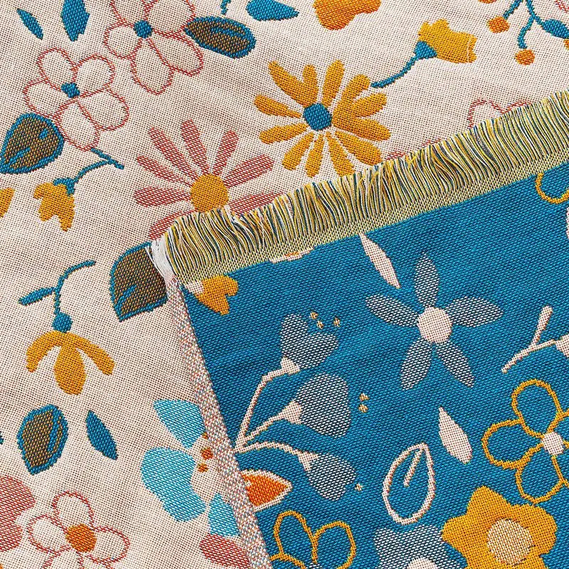 Grosses Baumwoll-Badetuch – Gauze-Quasten-Design 80x160 cm