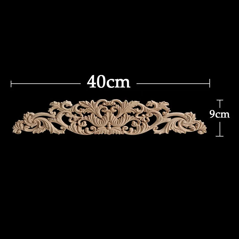 Holzapplikationen – Vintage Schnitzerei – Europäischer Stil