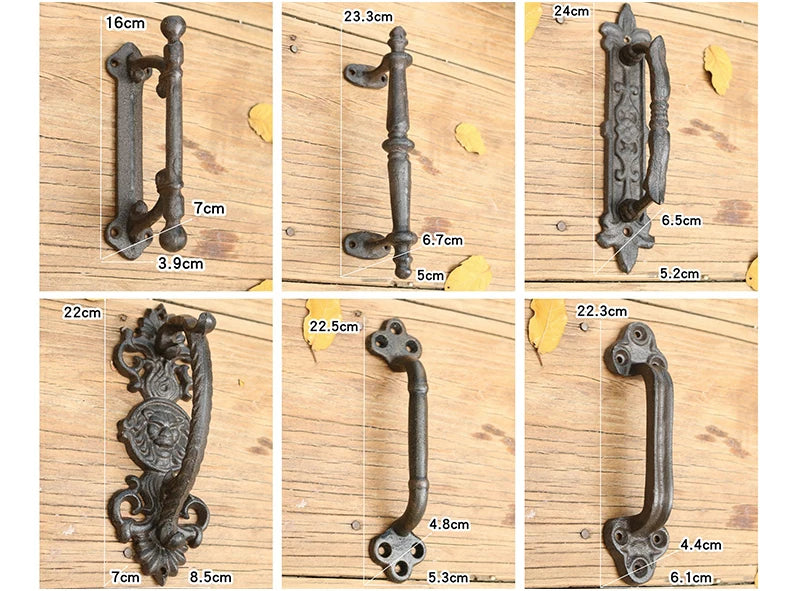 Retro Garten Türgriffe – Gusseisen Dekor