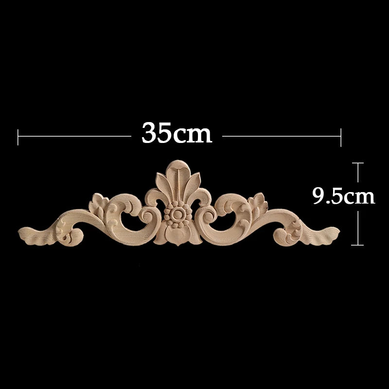 Holzapplikationen – Vintage Schnitzerei – Europäischer Stil