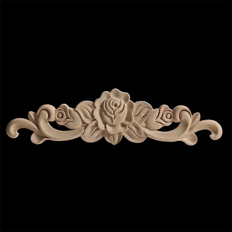 Holzapplikationen – Vintage Schnitzerei – Europäischer Stil