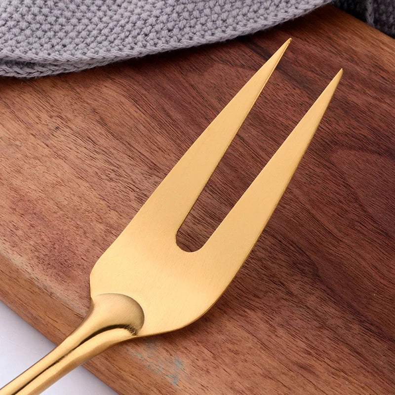 Kochwerkzeug-Set – Edelstahl Gold – Küchen-Eleganz