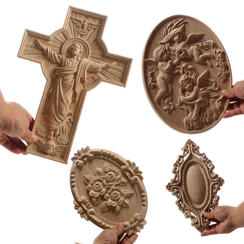 Holzapplikation – Retro-Stil – Innendekoration