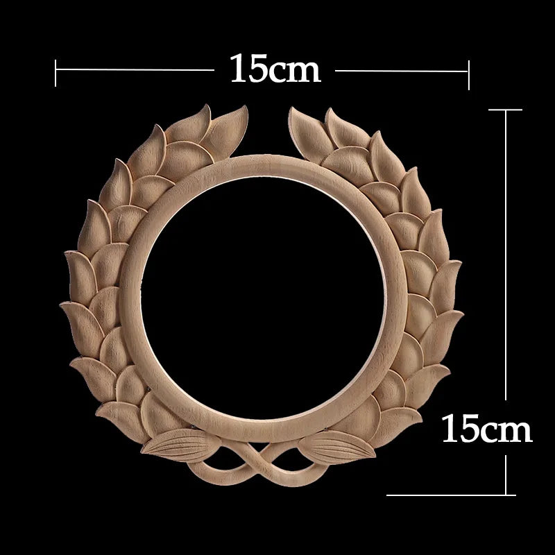 Holzapplikation – Retro-Stil – Innendekoration