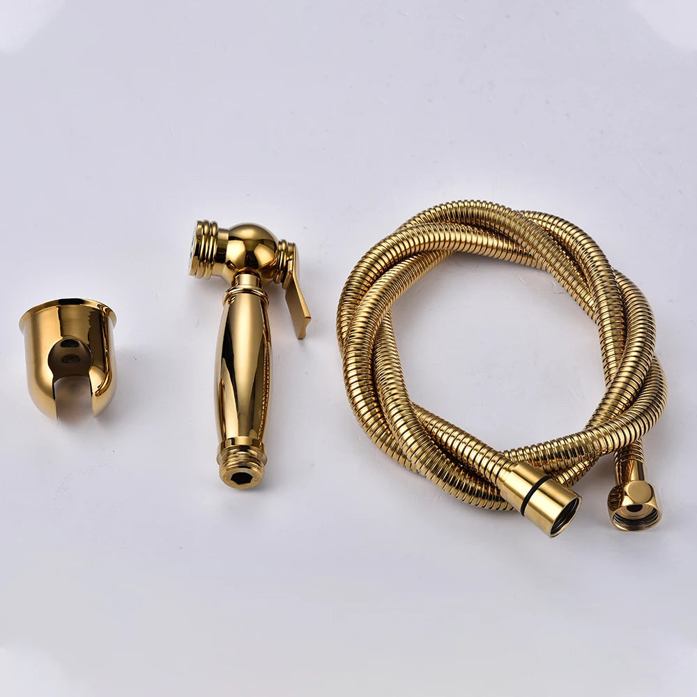 Bidet Sprüher – Messing Matt Finish Wandmontiert