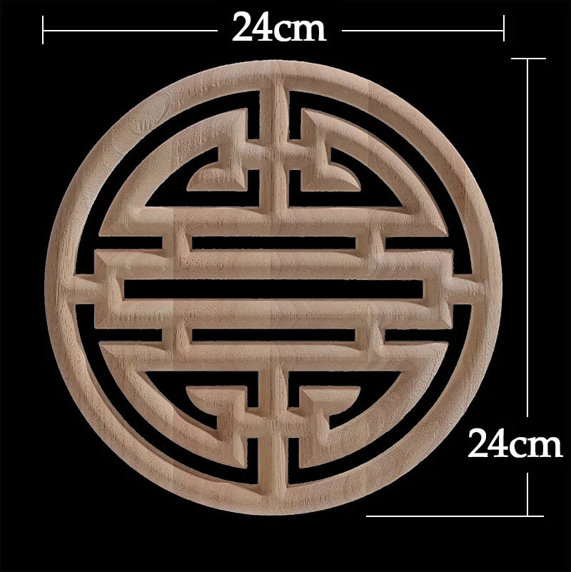 Holzapplikation – Retro-Stil – Innendekoration