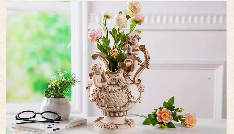 Luxus-Resin-Vase – Europäisches Design Gross