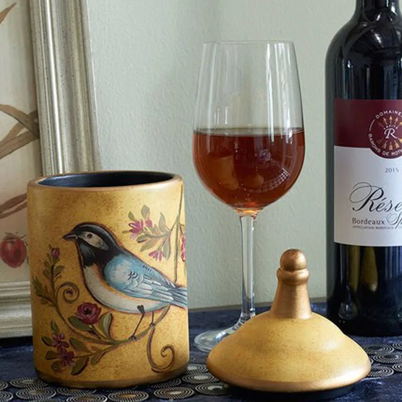 Vintage Vorratsdose – Keramik Retro Design – 10x22 cm