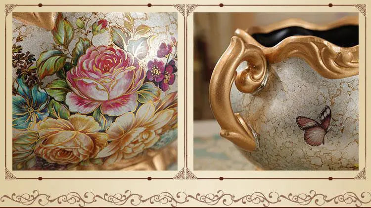 Luxuriöse Keramikvase – Europäischer Stil – Tischvase