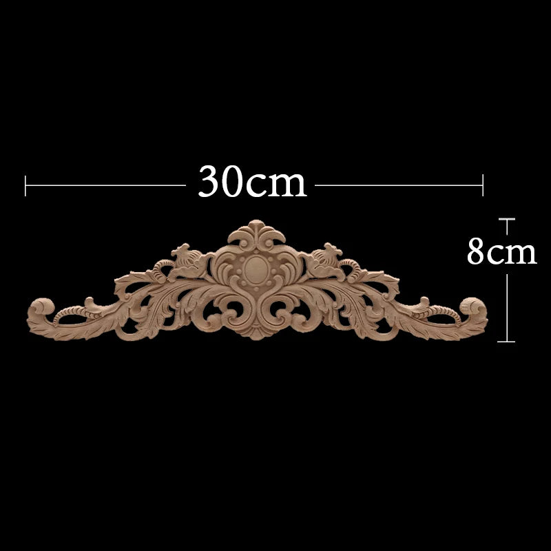 Holzapplikationen – Vintage Schnitzerei – Europäischer Stil