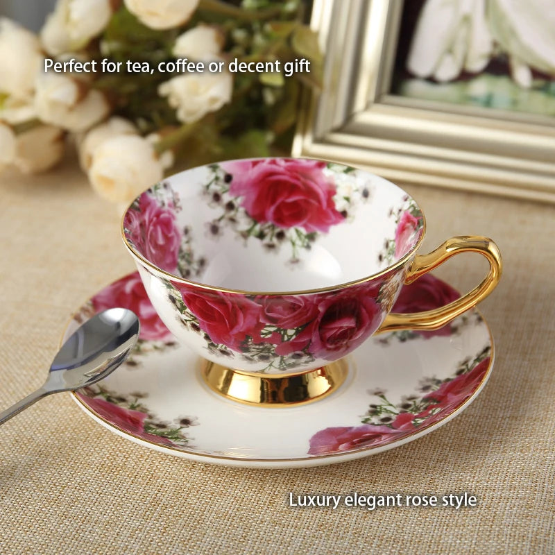 Bone China Kaffee Set – Vintage Eleganz – Multi-Grösse