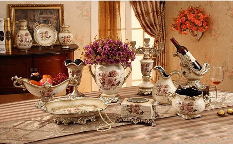 Luxuriöse Keramikvase – Europäischer Stil – Tischvase