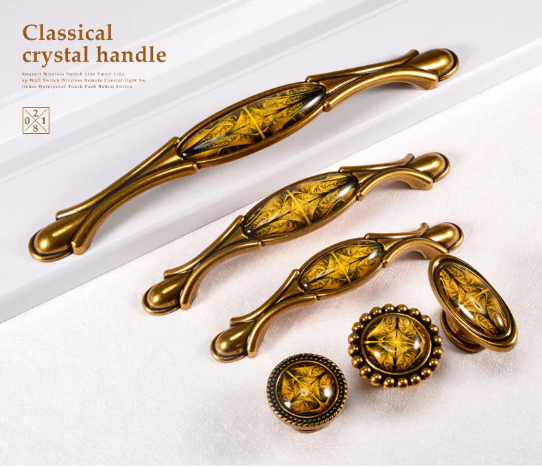 Vintage Türgriffe – Retro Bronzedesign – Küchenschränke