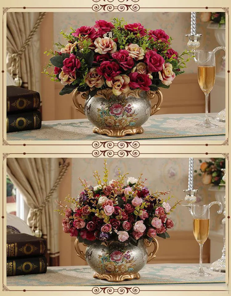 Luxuriöse Keramikvase – Europäischer Stil – Tischvase