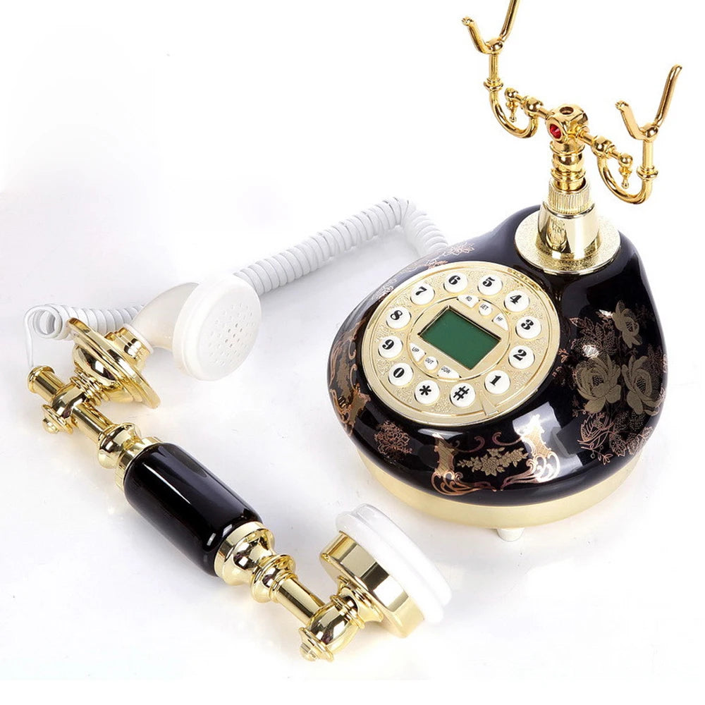 Retro Telefon – Keramik Antik – Schnurgebunden
