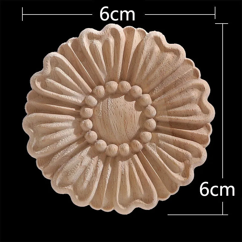 Holzapplikation – Retro-Stil – Innendekoration