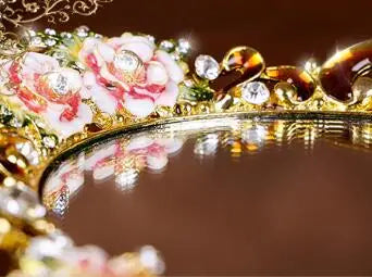 europäisches schmucktablett aus metall im retro-design für wohnzimmer dekoration