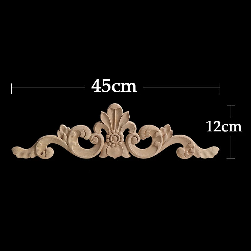 Holzapplikationen – Vintage Schnitzerei – Europäischer Stil