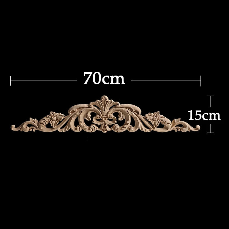 Holzapplikationen – Vintage Schnitzerei – Europäischer Stil